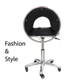 Deluxe Hydraulic Swivel Stool with Backrest - RSWB391/2/3 - GreenLife-Rolling Stool